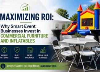 Maximizing ROI: Why Smart Event Businesses Invest in Commercial Furniture and Inflatables