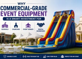 Why Commercial-Grade Event Equipment Is a Smart Investment for Schools, Churches, Event Venues, and Rental Businesses